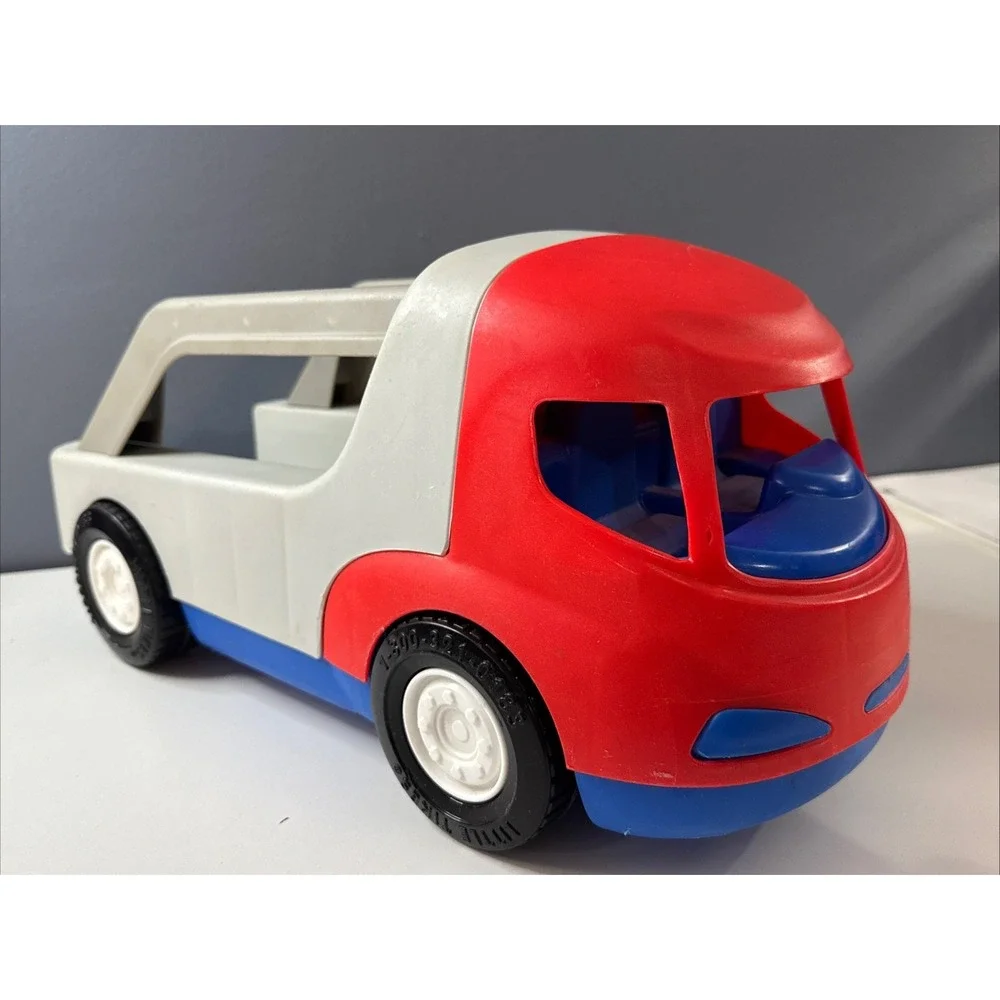 Vintage Little Tikes Semi Truck Car Carrier Hauler No‎ Cars